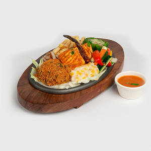 Thai Grilled Paneer Sizzler