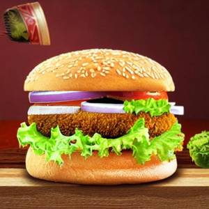 Soya Chaap Burger