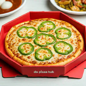 Capsicum Pizza [4 Slices, 7 inches]
