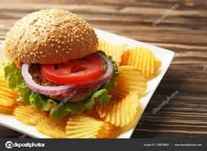 Chips Burger