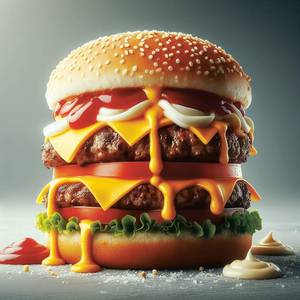 Chicken Burger Double Patty