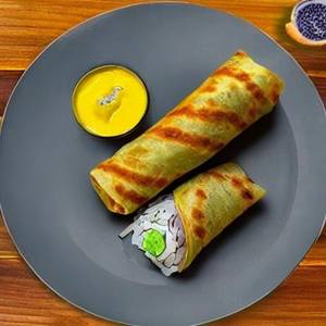 Egg Soya Chaap Franky Roll