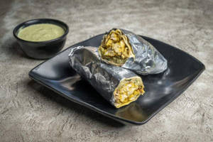 Fish Tikka Whole Wheat Roti Roll Malai Flavor (mild & Non-spicy)