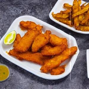 Fried fish chips