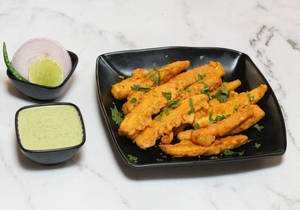Baby Corn Masala Fingers(pakoda Style)