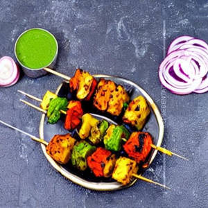 Achari Mushroom Tikka