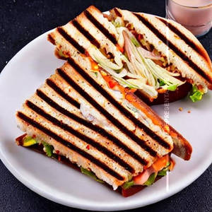 Veg Cutlet Grilled Sandwich