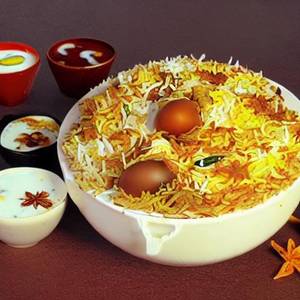 Egg Biryani - For Kids