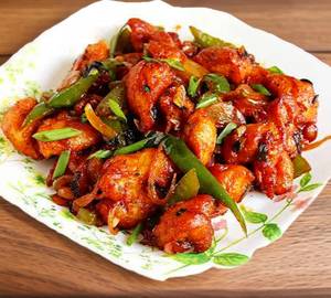 Chilli Chicken Dry 12pc - Boneless