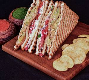 Samosa Cheesy Grilled Sandwich