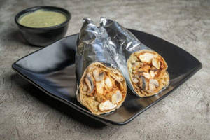 Paneer & Mushroom Tikka Whole Wheat Roti Roll(whole Wheat)