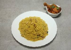 Dum Pulao+ Chicken Masala