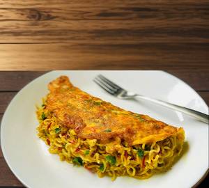 Cheese maggi omlette