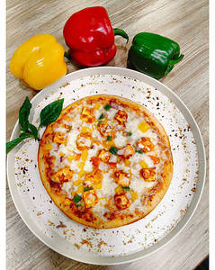 Paneer Tikka Pizza (whole Wheat 8")