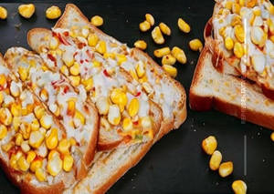 Cheese Corn Chilli Toast