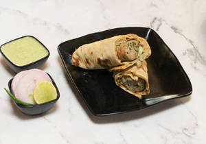 Chicken Seekh Whole Wheat Roti Roll