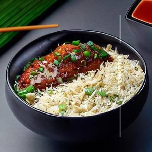 Burnt Garlic Fried Rice Chicken