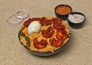 Prawn 65 Biriyani