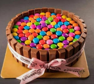 Kit-kat Gems Cake