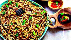 Veg Burnt Garlic Noodles