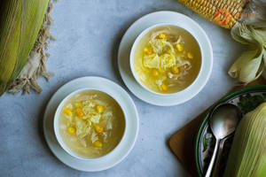 Sweet Corn Chicken Soup