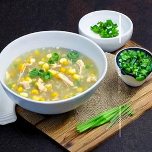 Sweet Corn Chicken  Soup