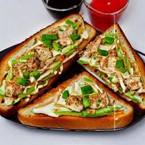 Chicken Cheese Toasts