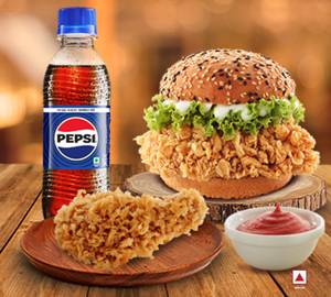 TFC Fried Chicken Burger + 1Pc Chicken + Drink
