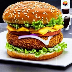 Paneer Cheese Slice Burger