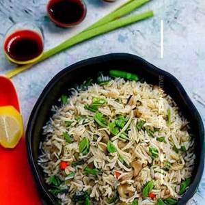 Mushroom Garlic Fried Rice