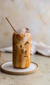 Caramel Cold Coffee[serves 1