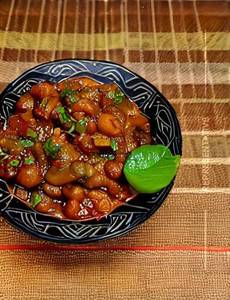 Dry Mushroom Chilli
