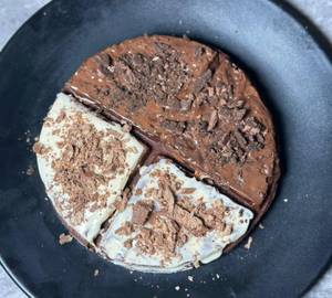 Oreo and Kitkat Waffle Pizza
