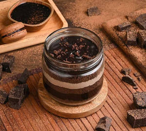 Chocolate Truffle Jar Cake