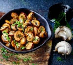 Schezwan mushroom wet