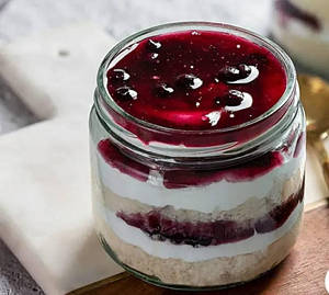 Blueberry Jar Cake