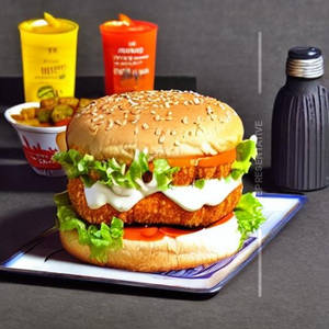 Paneer Maxicon Burger