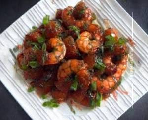 Chilly Prawns (Dry)