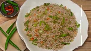 Onion Chilli Fried Rice