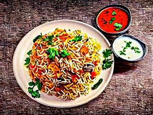 Veg hydrabadi biryani