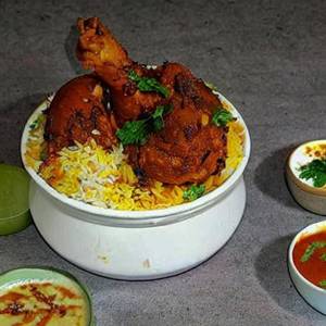 Chicken lolipop biryani