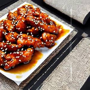 Honey chicken dry