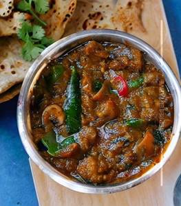 Mushroom Pepper Masala