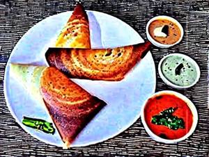 Spring Cheese Dosa 