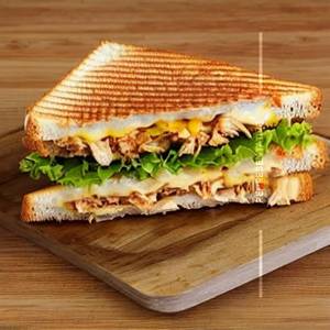 Western club chicken cheese sandwich