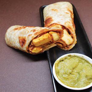 Paneer Tikka Kati Roll (without Cheese)
