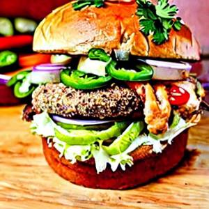 OB Chicken Jalapeno Burger