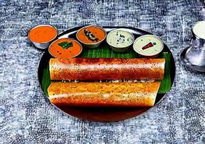 Ghee Podi Masala Dosa