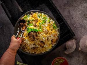 Mushroom Biryani