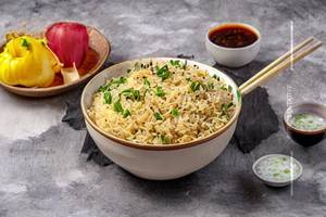 Basil Burnt Garlic Rice